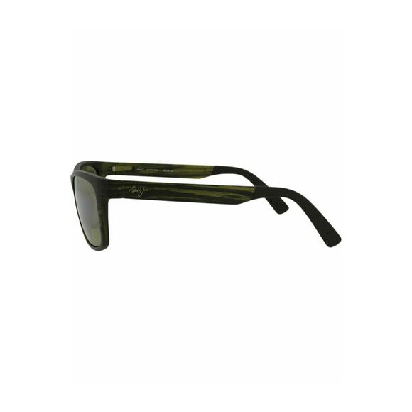 Maui Jim Square-Frame Nylon Sunglasses Green Unisex-Adult - Picture 3 of 6